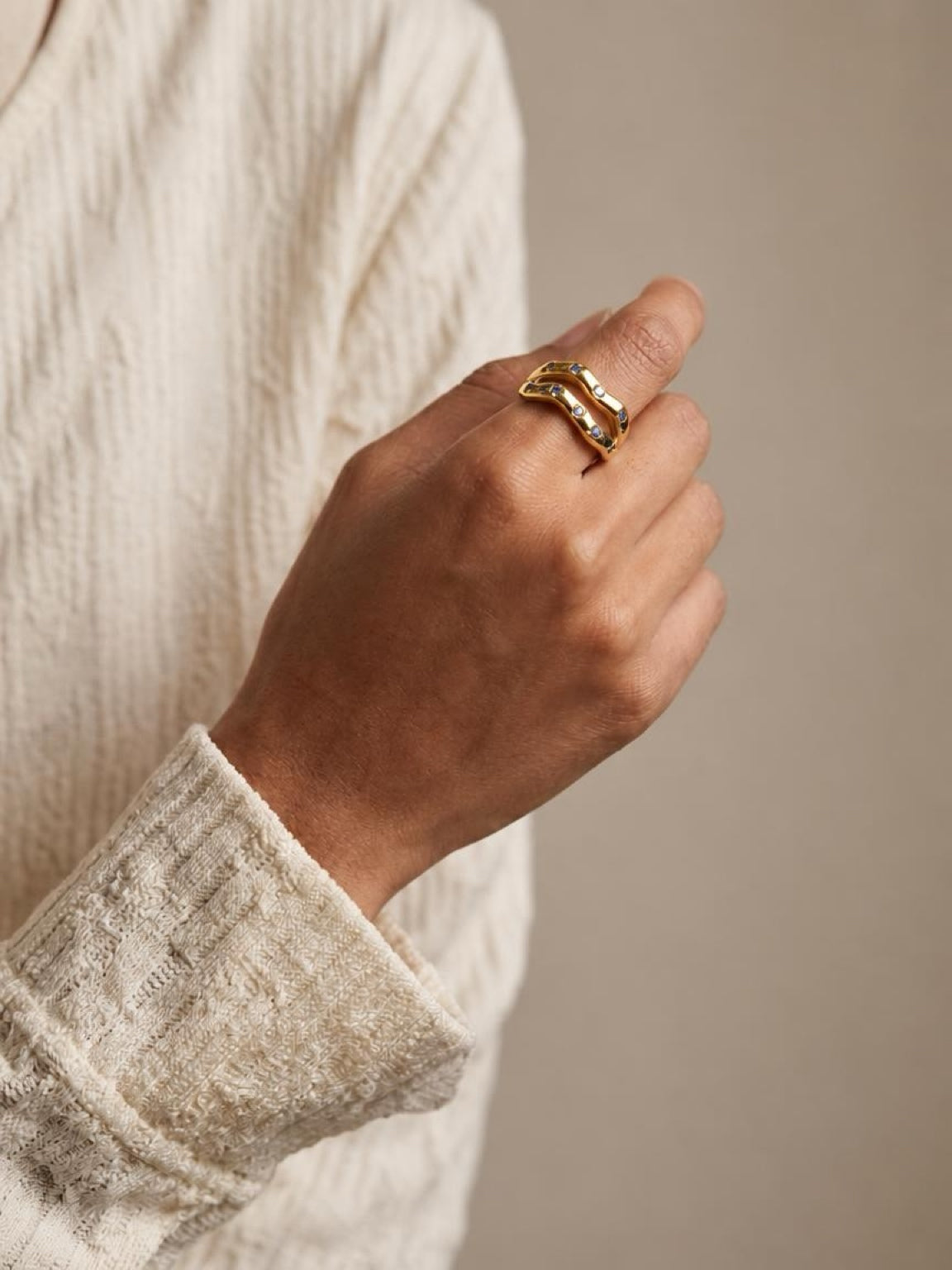 Meander Ring - Gold