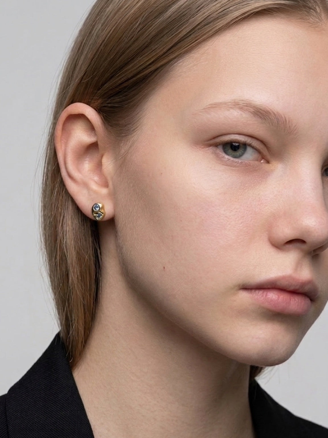 Pebble Studs - Gold