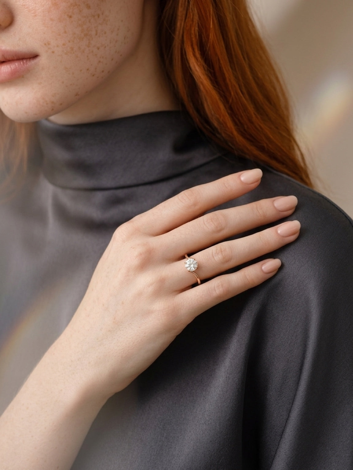 Bypass Ring - Rose Gold