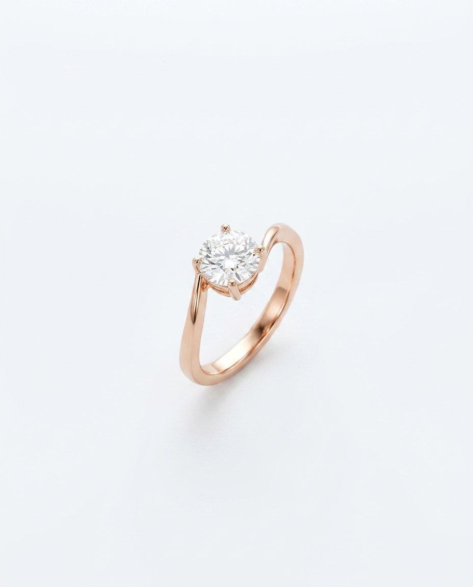 Bypass Ring - Rose Gold